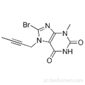 8-bromo-7- (but-2-inil) -3-metil-1H-purina-2,6 (3H, 7H) - diona 8-BROMO-7- (BUT-2-YNYL) -3-METIL- 1H-PURINA-2,6 (3H, 7H) -DIONE CAS 666816-98-4